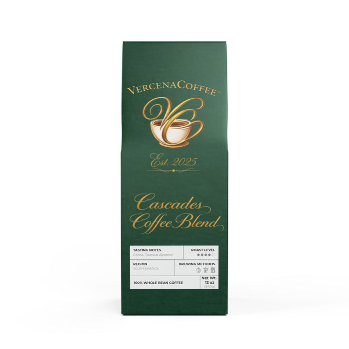 VercenaCoffee Cascades Coffee Blend (Medium-Dark Roast)